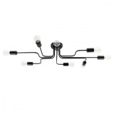 Candelabru VECTOR 8 negru, Sollux Lighting