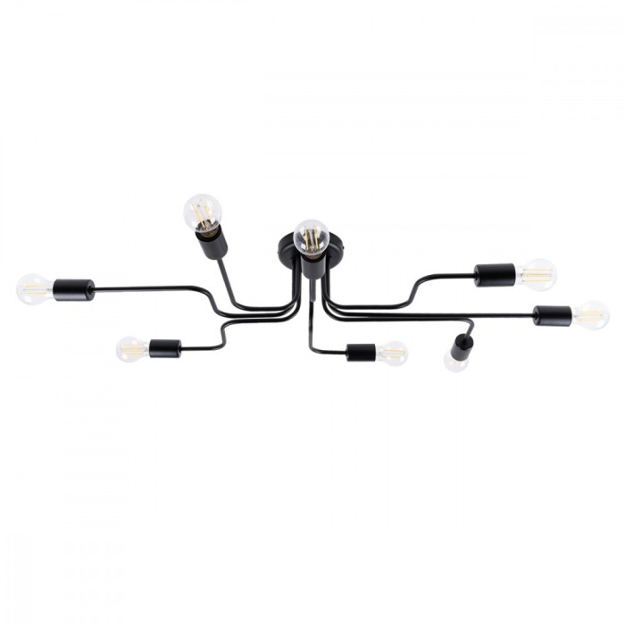Candelabru VECTOR 8 negru, Sollux Lighting