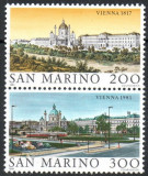 C2238 - San Marino 1981 - Viena 2v.neuzat,perfecta stare, Nestampilat