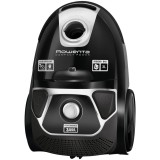 Aspirator cu sac Rowenta Compact Power Animal Care RO3985EA, 750W, 28 kWh/an, Clasa A , Tub telescopic din metal, Sac Hygiene+, Negru