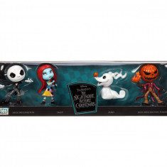 Set figurine - Metalfigs - Disney Tim Burton Nightmare Before Christmas, 4 pieces | Jada Toys