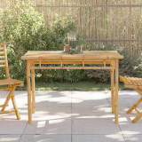 VidaXL Masă de bucătărie pentru grădină, 110x55x75 cm, bambus 368031