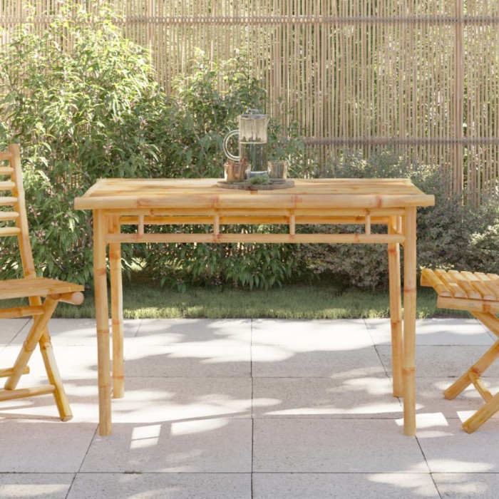 Gossi masa de bucatarie pentru gradina, 110x55x75 cm, bambus