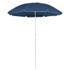 VidaXL Umbrelă de soare de grădină, st&acirc;lp din oțel, albastru, 180 cm 315538