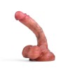 Dildo Realistic Maro 22cm Silicon Lichid Ventuza - Textura Realista, Placere Maxima