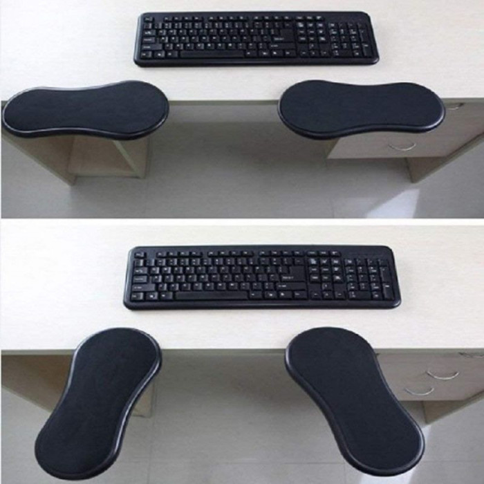 Suport ergonomic de brat pentru birou, corectare postura, unghi reglabil, 28x13.5 cm