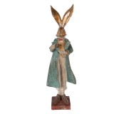 Cumpara ieftin Figurina Iepuras Paste polirasina multicolora 14x12x47 cm