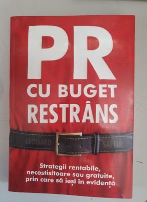 PR cu buget restrans - Leonard Saffir foto