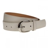 Curea dama, casual-eleganta, din piele ecologica, latime 3 cm, alb - CRD002ALB, CK LEATHER