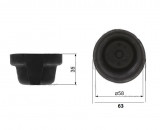 Capac protectie far IVECO DAILY, 09.2011-07.2014, OEM/OES, fata, partea stanga=dreapta, rotund; Inaltime: 35 mm; Diametru: 63 mm;, Rapid