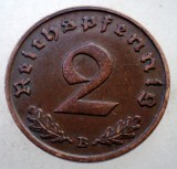 2.640 GERMANIA 2 REICHSPFENNIG 1938 B