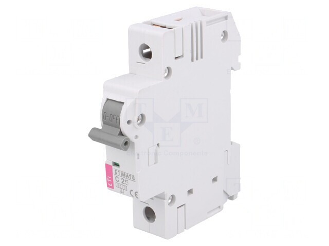 &Icirc;ntrerupător Supracurent 25A 230/400V 1P 6kA