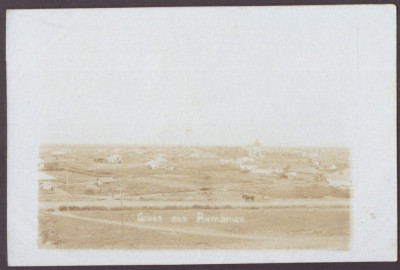 3806 - SIRET, Bucovina, Panorama, Romania - old postcard, real Photo - used foto