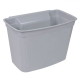 Coș de Gunoi Suspendabil, Model Plastic, Capacitate 4L, Argintiu, Oem