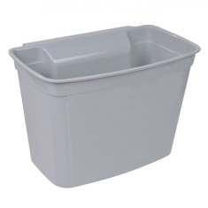 Coș de Gunoi Suspendabil, Model Plastic, Capacitate 4L, Argintiu