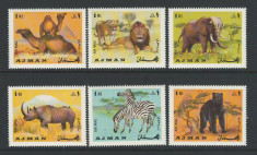 Ajman 1969 MNH, nestampilat - Animale, fauna foto