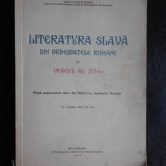 LITERATURA SLAVA DIN PRINCIPATELE ROMANE IN VEACUL AL XV=LEA - ECATERINA ST. PISCUPESCU