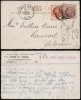 Great Britain 1894 Postcard Uprated stationery London to Ransart Belgium DB.197