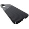 Husa spate policarbonat aspect Carbon argintiu, gri, negru pentru Samsung Galaxy A16 4G, 5G