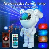 Proiector de stele Astronaut, Lampa de veghe pentru copiii, reglare 360, Alb