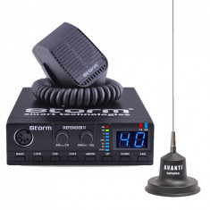 Promotie statie radio CB Storm Defender + antena CB Avanti Carera foto