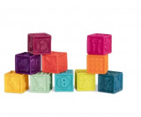 Set 10 cuburi de silicon moi, Cuburi pentru bebelusi WW5