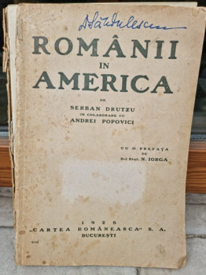 Serban Drutzu, Andrei Popovici - Romanii in America foto