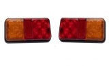 2 x 10 Led lumini spate pentru camion remorca caravana E11 12v