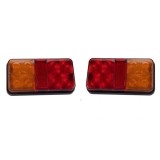 2 x 10 Led lumini spate pentru camion remorca caravana E11 12v