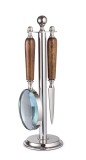 Cumpara ieftin Set ustensile birou lemn metal Adventure &Oslash;10x32