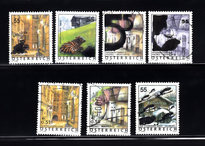 A12 S1 4 - Timbre foarte vechi - Austria - turism