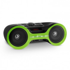 Auna Boombastic Bluetooth Boombox USB SD MP3 AUX FM LED baterie foto