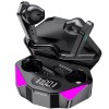 Casti wireless audio X15 TWS Gaming, Bluetooth 5.0, Microfon, Lumini LED