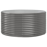 Cumpara ieftin Jardiniera, gri, 140x140x68 cm, otel galvanizat