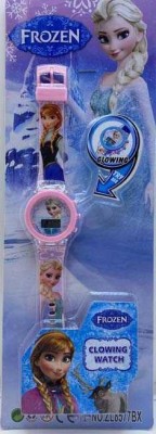 Ceas digital cu lumini Frozen foto