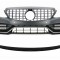 Bara Fata cu Grila si Eleron portbagaj Negru Lucios Mercedes C-Class C205 (2014-2018) C63 GT-R Design Performance AutoTuning