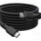 Cablu USB 4.0 DIGITUS USB C 2m negru nichelat triplu ecranat 20Gbps