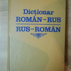 DICTIONAR ROMAN-RUS / RUS-ROMAN de EUGEN P. NOVEANU , 1991