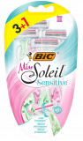 Bic Aparat De Ras Dispozabil Pentru Femei Miss Soleil Sensitive Cu 3 Lame Set 4 Bucati 832183