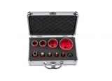 Set carote diamantate, 6-68 mm, HEX, M14, 9 elemente, Red Technic RTZOD0046