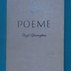 Virgil Gheorghiu – Poeme ( prima editie )( autograf George Chirila )