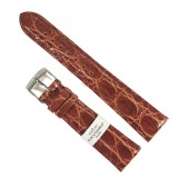Curea de ceas Morellato Amadeus Tan din piele de crocodil - 12mm 14mm 16mm