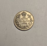 Canada 10 Cents 1936 Aunc Piesa Frumoasa Tiraj Mic, America de Nord