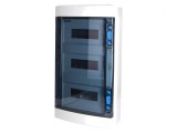 Carcasă pentru aparatură modulară IP65 ABS albă 36 module