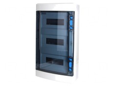 Carcasă pentru aparatură modulară IP65 ABS albă 36 module
