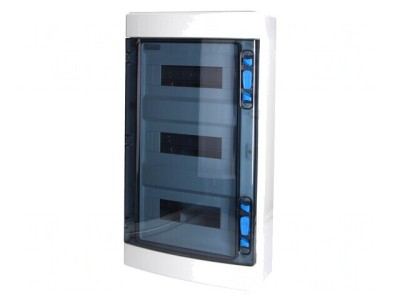 Carcasă pentru aparatură modulară IP65 ABS albă 36 module foto