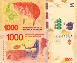 Bancnota Argentina 1000 Pesos ND 2017 UNC, Necirculata