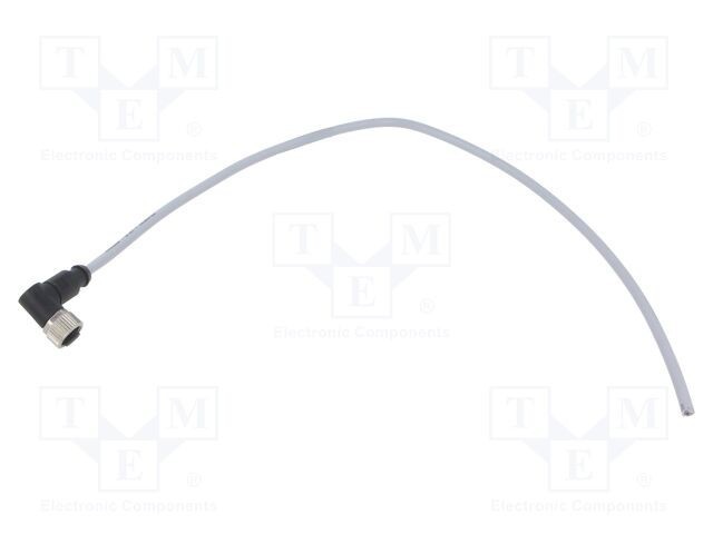 Cablu HARTING 4 pini PUR 2m pentru senzori și automatizări M12 mamă-tată