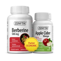 BERBERINE 500MG 60CPS + APPLE CIDER VINEGAR 60CPS PCH