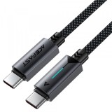 Cablu Date si Incarcare USB-C - USB-C Acefast C19-03, 60W, 1.2m, Negru